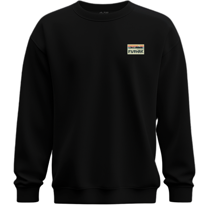 Black Outdoor Sweatshirt – Lightweight, Durable & Minimal