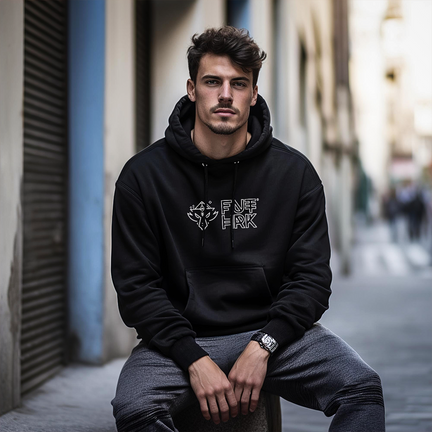 Simply Futhark Hoodie – Dark Comfort, No Compromise