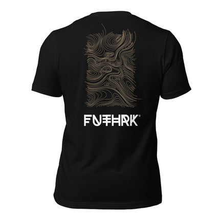 Unisex eco t-shirt with subtle nature-inspired icons – Futhark Store